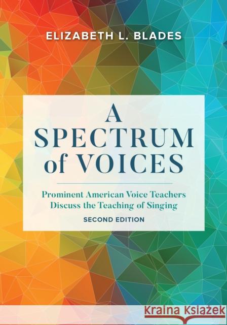 A Spectrum of Voices: Prominent American Voice Teachers Discuss the Teaching of Singing Elizabeth Blades-Zeller 9781538106990