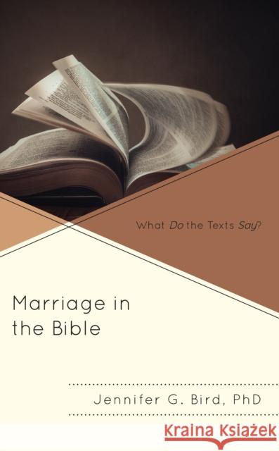 MARRIAGE IN THE BIBLE WORKING  9781538121054 ROWMAN & LITTLEFIELD