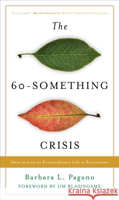 The 60-Something Crisis: How to Live an Extraordinary Life in Retirement Barbara L. Pagano Jim Blasingame 9781538155752 Rowman & Littlefield Publishers