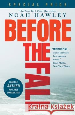 Before the Fall Noah Hawley 9781538709405 Grand Central Publishing