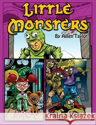 Little Monsters Coloring Book Aillen Taylor 9781539158943 Createspace Independent Publishing Platform