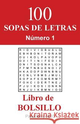 100 Sopas de letras Libro de Bolsillo - N. 1 Pasatiempos10 9781539190011