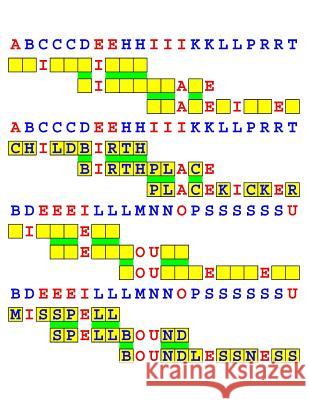 Joinword Puzzles 91rgb MR Francis Gurtowski 9781539407928 Createspace Independent Publishing Platform