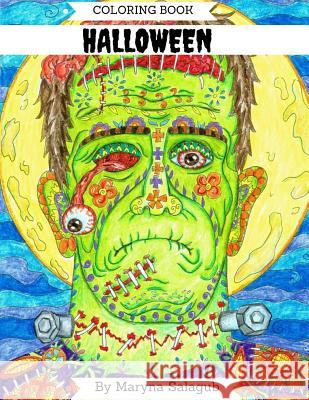 Halloween coloring book Salagub, Maryna 9781539585510