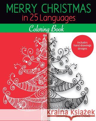 Merry Christmas in 25 Languages - Coloring Book Karina Chavez 9781539774556