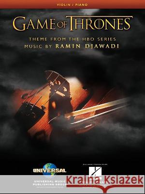 Game of Thrones: From the Hbo Series Ramin Djawadi 9781540013347 Hal Leonard Corporation