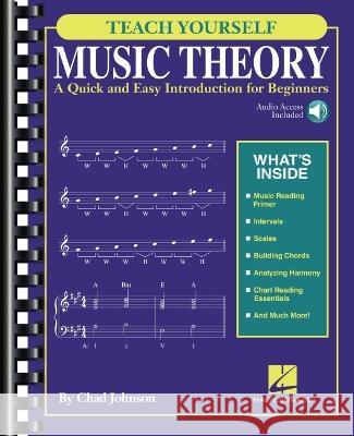 Teach Yourself Music Theory: A Quick and Easy Introduction for Beginners with Audio Access Included Chad Johnson 9781540046086