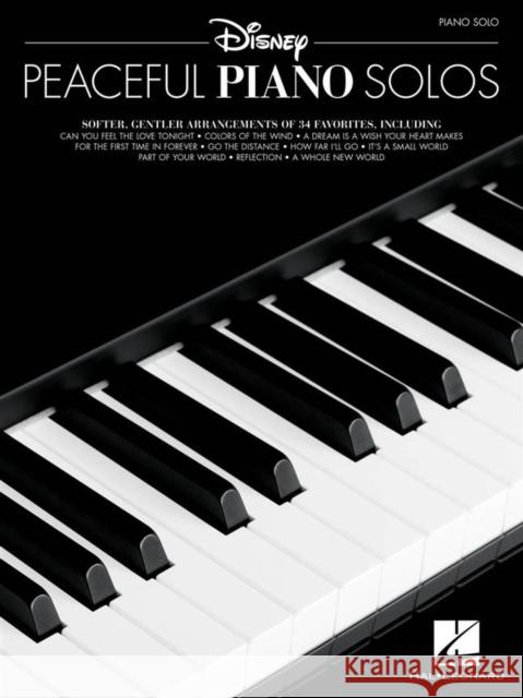 Disney Peaceful Piano Solos Hal Leonard Corp 9781540053855