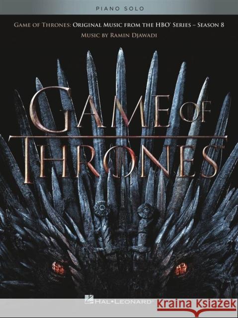 GAME OF THRONES SEASON 8  9781540061799 OMNIBUS PRESS SHEET MUSIC