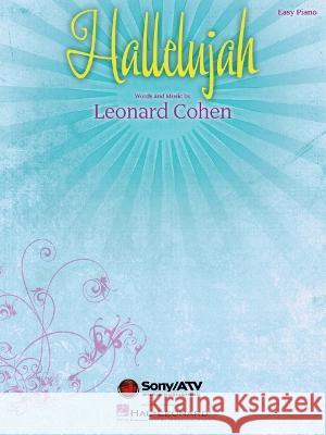 Hallelujah Leonard Cohen 9781540079282 Hal Leonard Corporation