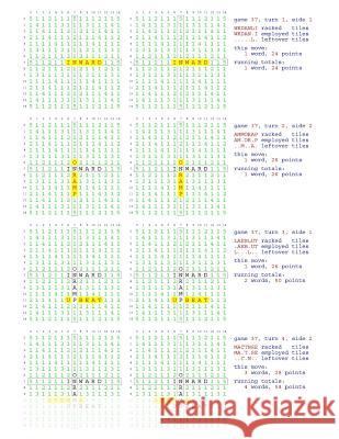 Fifty Scrabble Box Scores Games 1-50 MR Francis Gurtowski 9781540361417 Createspace Independent Publishing Platform