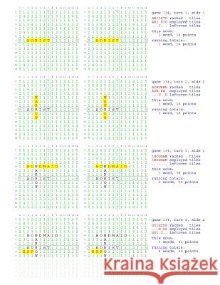 Fifty Scrabble Box Scores Games 101-150 MR Francis Gurtowski 9781540361523 Createspace Independent Publishing Platform