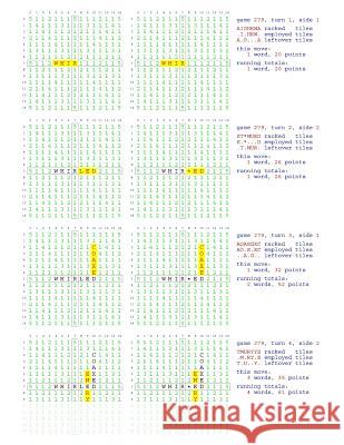 Fifty Scrabble Box Scores Games 251-300 MR Francis Gurtowski 9781540361684 Createspace Independent Publishing Platform