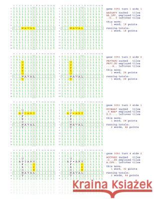 Fifty Scrabble Box Scores Games 3051-3100 MR Francis Gurtowski 9781540590381 Createspace Independent Publishing Platform