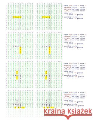 Fifty Scrabble Box Scores Games 3501-3550 MR Francis Gurtowski 9781540590695 Createspace Independent Publishing Platform