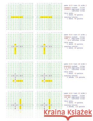 Fifty Scrabble Box Scores Games 4101-4150 MR Francis Gurtowski 9781540591111 Createspace Independent Publishing Platform