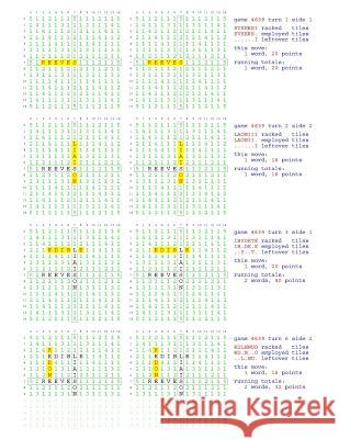 Fifty Scrabble Box Scores Games 4601-4650 MR Francis Gurtowski 9781540591562 Createspace Independent Publishing Platform