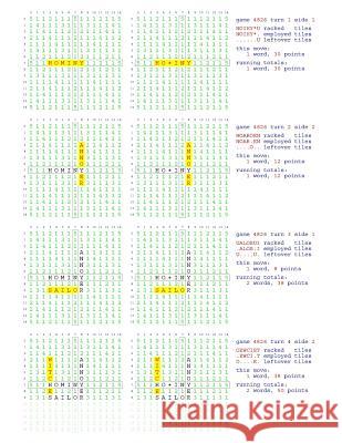 Fifty Scrabble Box Scores Games 4801-4850 MR Francis Gurtowski 9781540591715 Createspace Independent Publishing Platform