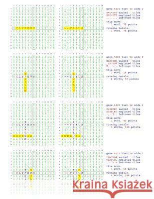 Fifty Scrabble Box Scores Games 5101-5150 MR Francis Gurtowski 9781540658531 Createspace Independent Publishing Platform