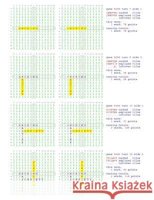 Fifty Scrabble Box Scores Games 5251-5300 MR Francis Gurtowski 9781540658654 Createspace Independent Publishing Platform