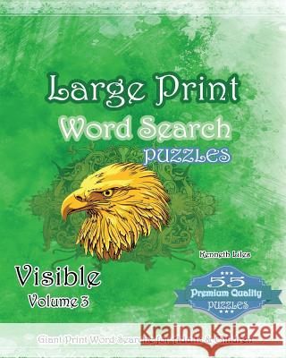 Large Print Word Search Puzzles Visible Volume 3: Puzzles and Games Kenneth Liles 9781540660626