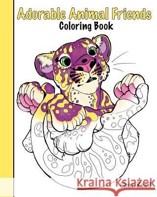 Adorable Animal Friends Coloring Book Char Reed 9781540761729