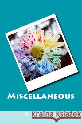 Miscellaneous Oscar Wilde Sir Angels 9781540856302 Createspace Independent Publishing Platform