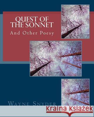Quest of the Sonnet: And Other Poesy Wayne Snyder 9781540875808