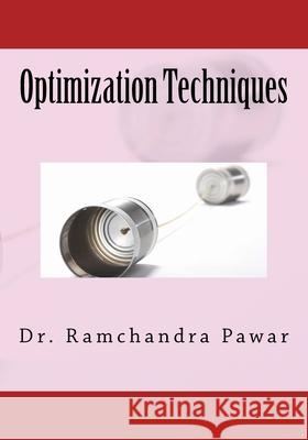 Optimization Technique Ramchandra Pawar 9781540884725