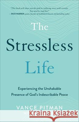 Stressless Life Pitman, Vance 9781540902092 Baker Books