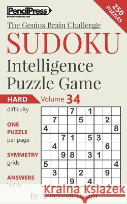 Sudoku Puzzle Books Volume 34. Hard. Sudoku Intelligence Puzzle Game Arberesh Dalipi 9781541227057