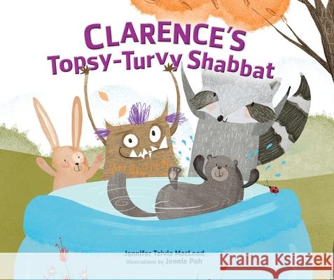 Clarence's Topsy-Turvy Shabbat Jennifer Tzivia MacLeod Jennie Poh 9781541542426 Kar-Ben Publishing (Tm)