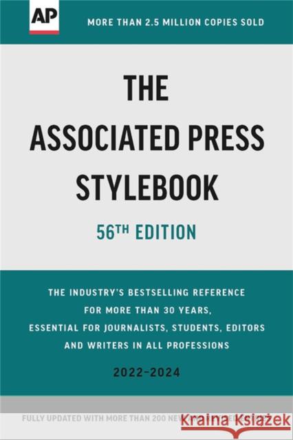 The Associated Press Stylebook: 2022-2024 Associated Press 9781541601659 Basic Books