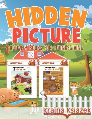 Hidden Picture Activity Books for Thanksgiving Jupiter Kids 9781541934061