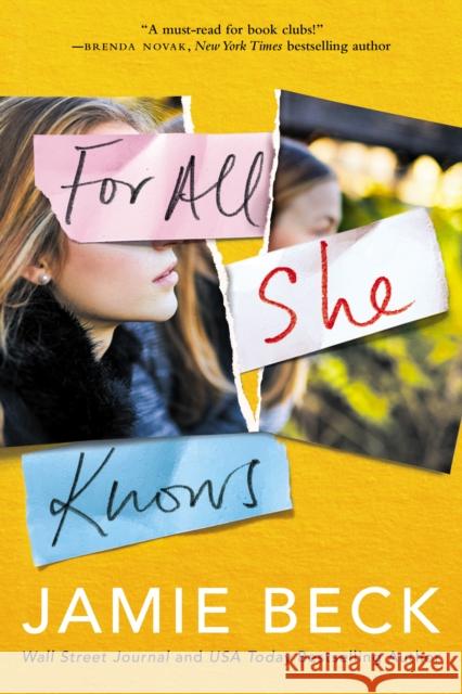 For All She Knows Jamie Beck 9781542008754 Amazon Publishing