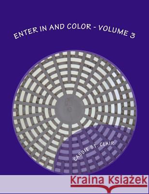 Enter In and Color - Volume 3 Claire, Cassie St 9781542300360 Createspace Independent Publishing Platform