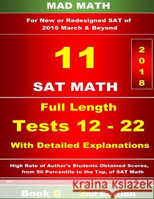 Book B Redesigned SAT Tests 12-22 John Su 9781542371094 Createspace Independent Publishing Platform