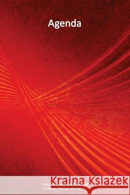 Calendrier / Agenda Perpétuel avec Puzzles Sudoku - Couverture Vagues Rouges (15 x 23 cm): 56 semaines + 112 Sudokus (56 Sudokus Difficiles + 56 Sudok Com, Livrespoursoi 9781542544153 Createspace Independent Publishing Platform