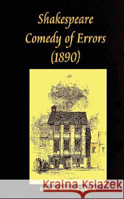 Shakespeare Comedy of Errors (1890) Iacob Adrian 9781542943093