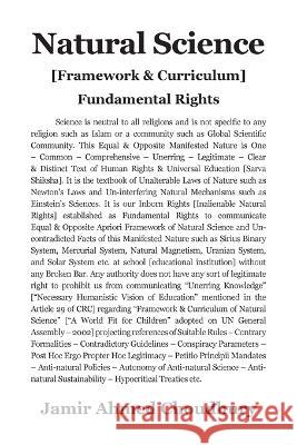 Natural Science: Fundamental Rights Jamir Ahmed Choudhury   9781543708837 Partridge Publishing India