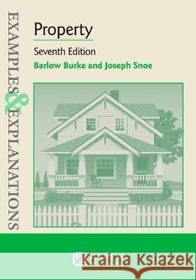 Examples & Explanations for Property Barlow Burke 9781543857610 Aspen Publishing