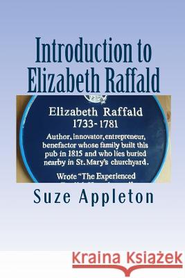 Introduction to Elizabeth Raffald Suze Appleton 9781544033075