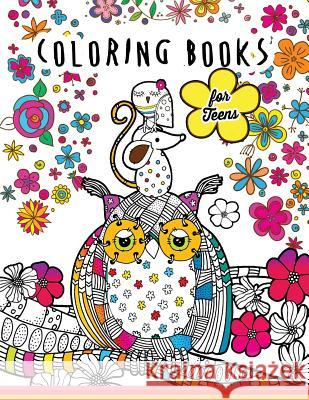 Coloring books for teens: Kawaii Doodle Pattern Inspirational Coloring Books for Adutls Coloring Books for Teens 9781544178554 Createspace Independent Publishing Platform