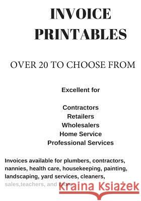 Work Invoice Forms Digital Depot 9781544268378 Createspace Independent Publishing Platform