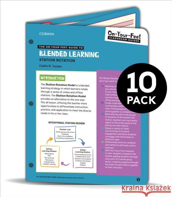 Bundle: Tucker: The On-Your-Feet Guide to Blended Learning: 10 Pack Tucker, Catlin R. 9781544382319 SAGE Publications Inc