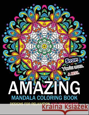 Amazing Mandalas Adult coloring Book Adult Coloring Book Today 9781544655451 Createspace Independent Publishing Platform