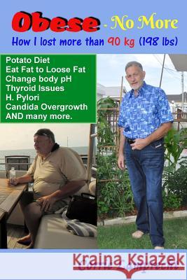 Obese - No More: How I lost More than 90 kg (198 lbs) Lamprecht, Corrie 9781545207468 Createspace Independent Publishing Platform