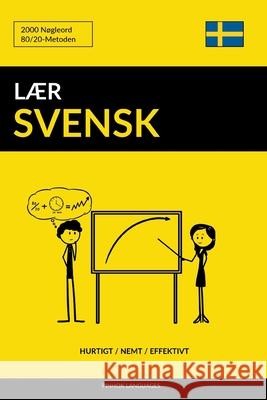 Lær Svensk - Hurtigt / Nemt / Effektivt: 2000 Nøgleord Languages, Pinhok 9781545429785 Createspace Independent Publishing Platform