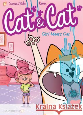 Cat and Cat: Girl Meets Cat Cazenove, Christophe 9781545804285