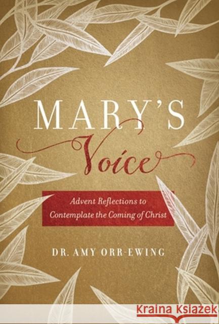 Mary\'s Voice: Advent Reflections to Contemplate the Coming of Christ Amy Orr-Ewing 9781546004523 Little, Brown & Company
